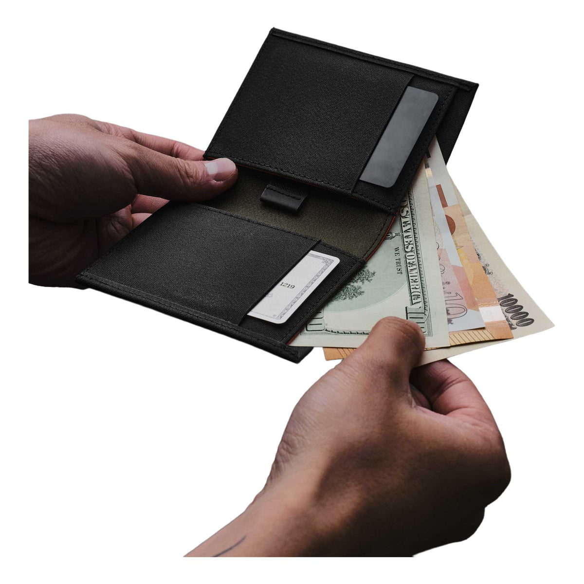 Ark Bifold Cash Wallet Alpaka AD010620522 Wallets One Size / Army Green | Axogrid 300D