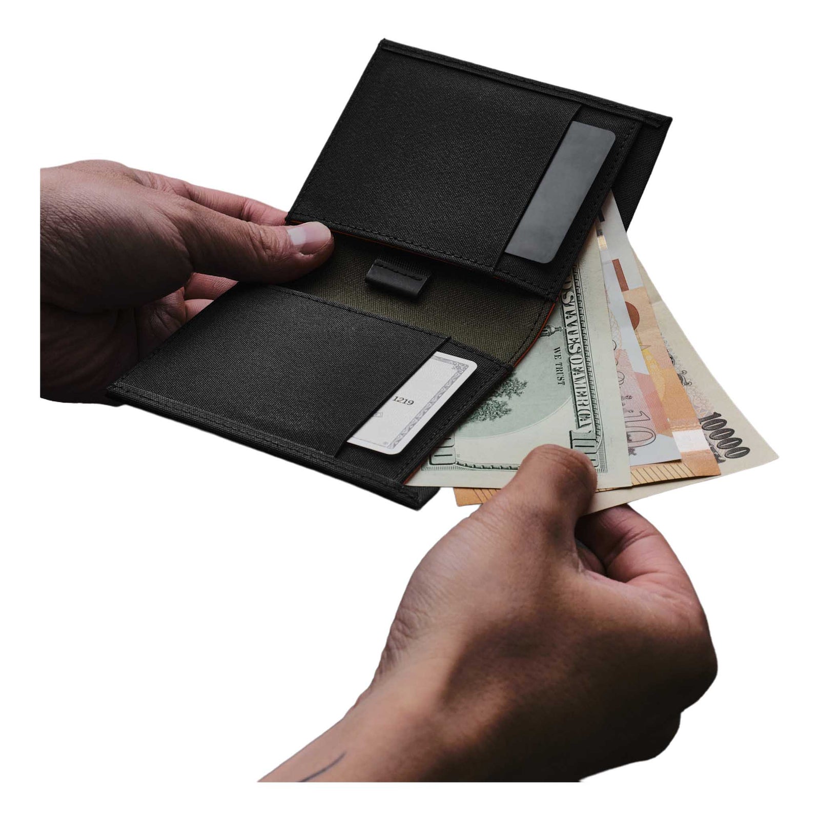 Ark Bifold Cash Wallet Alpaka AD010620522 Wallets One Size / Army Green | Axogrid 300D