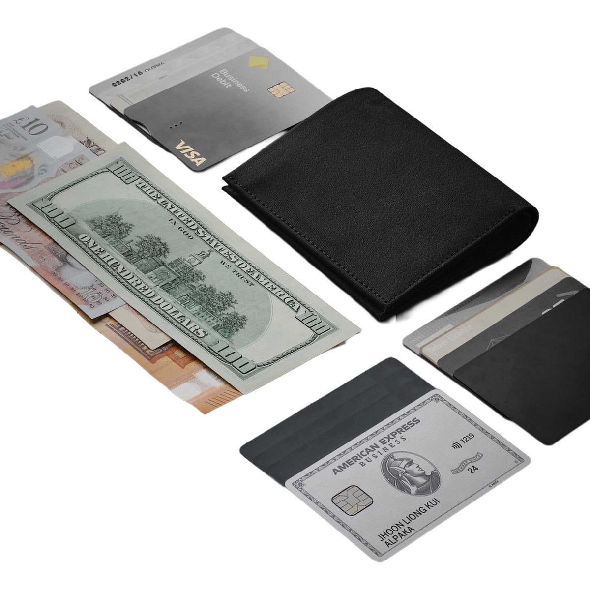 Ark Bifold Cash Wallet Alpaka AD010620522 Wallets One Size / Army Green | Axogrid 300D