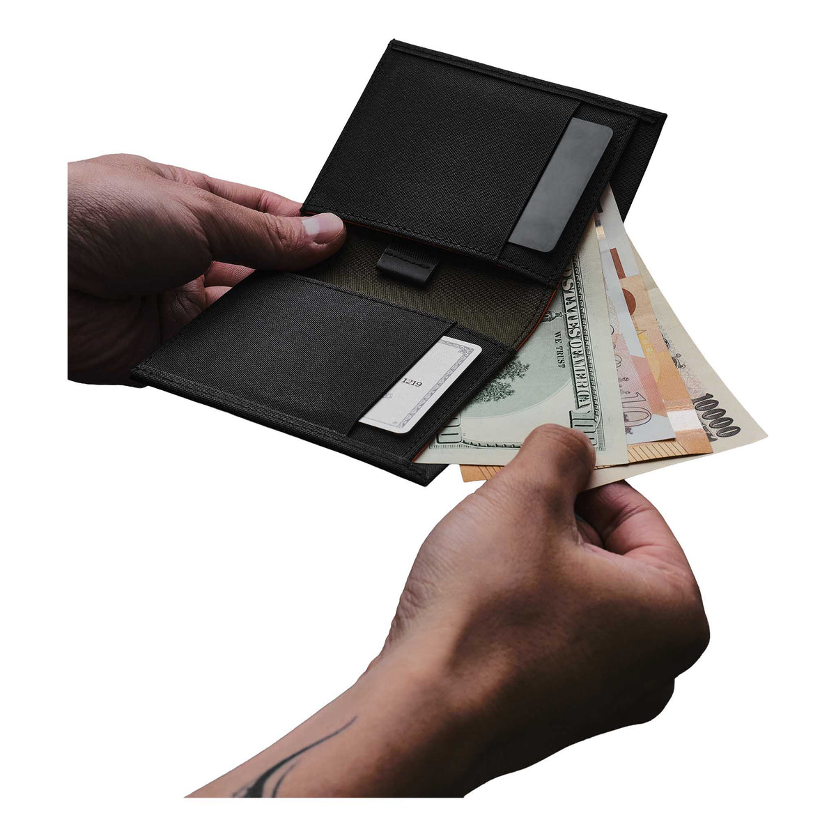 Ark Bifold Cash Wallet Alpaka AD010620121 Wallets One Size / Black | Axoflux 300D