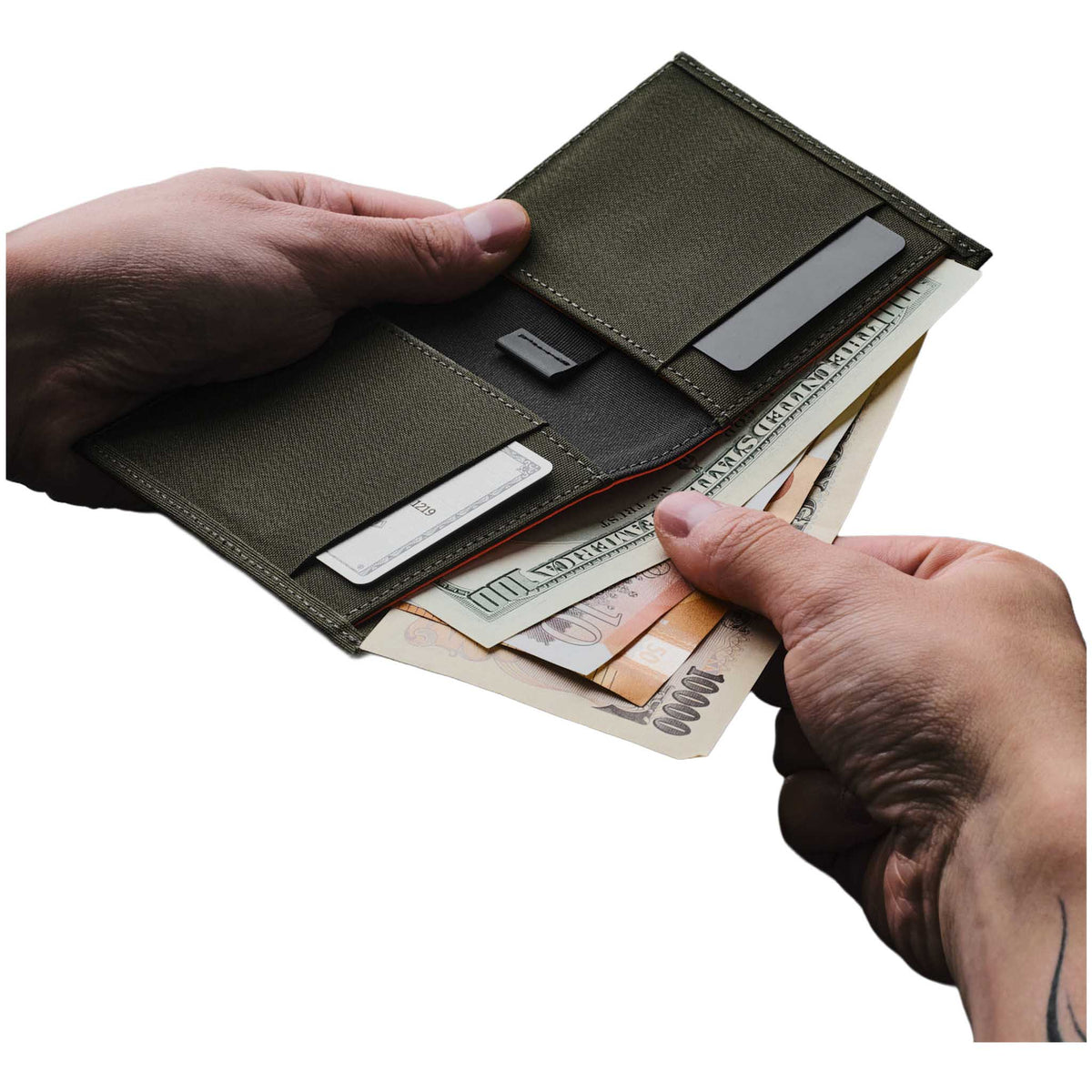 Ark Bifold Cash Wallet Alpaka AD010620122 Wallets One Size / Black | Axogrid 300D