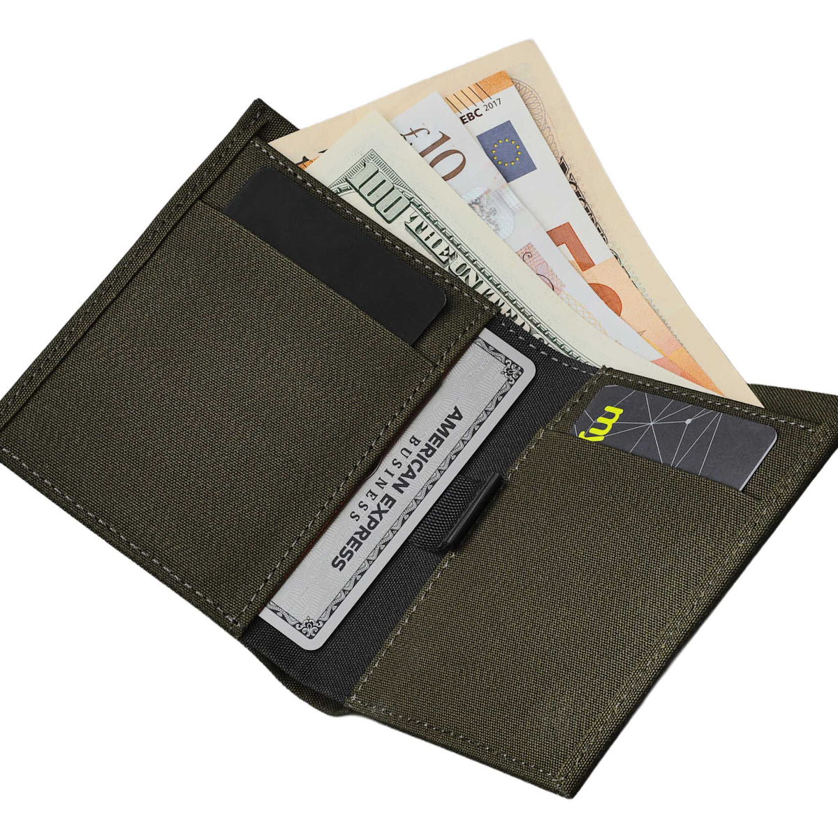 Ark Bifold Cash Wallet Alpaka AD010620122 Wallets One Size / Black | Axogrid 300D