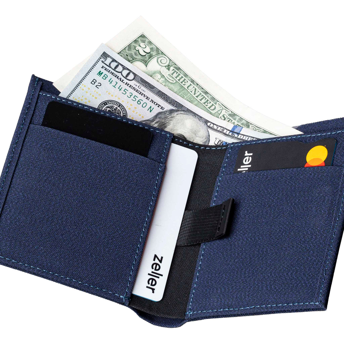 Ark Bifold Cash Wallet Alpaka AD010620621 Wallets One Size / Blue | Axoflux 300D