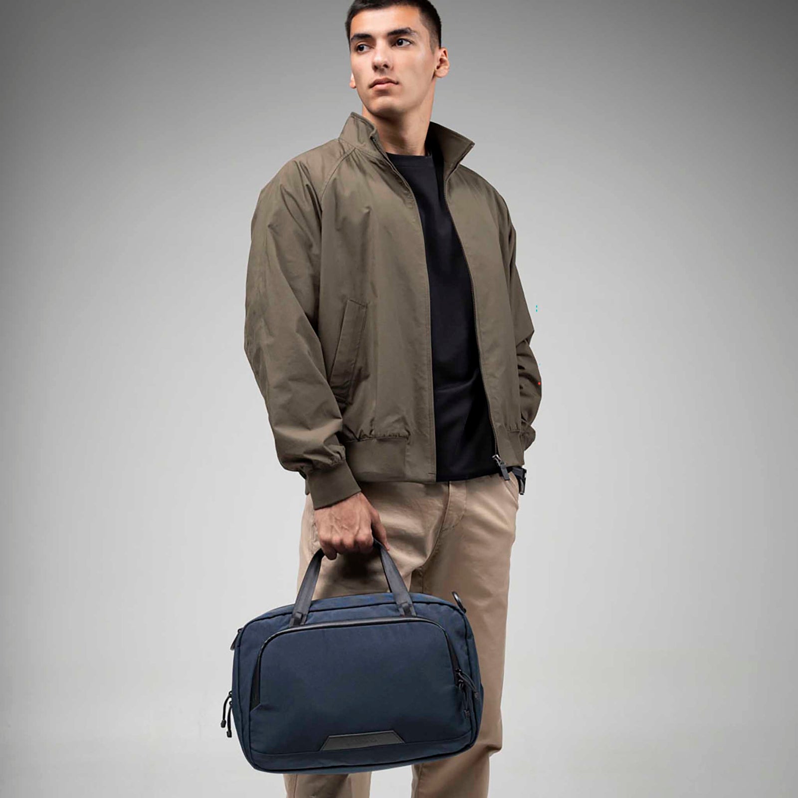 Bravo Brief | 14" Alpaka AA010910624 Briefcases 13L / Moonlight Blue Axoflux 400D Ripstop Nylon