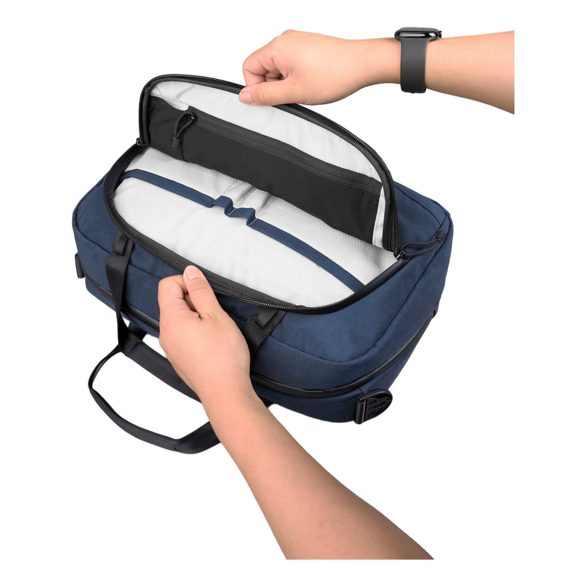 Bravo Brief | 14" Alpaka AA010910624 Briefcases 13L / Moonlight Blue Axoflux 400D Ripstop Nylon