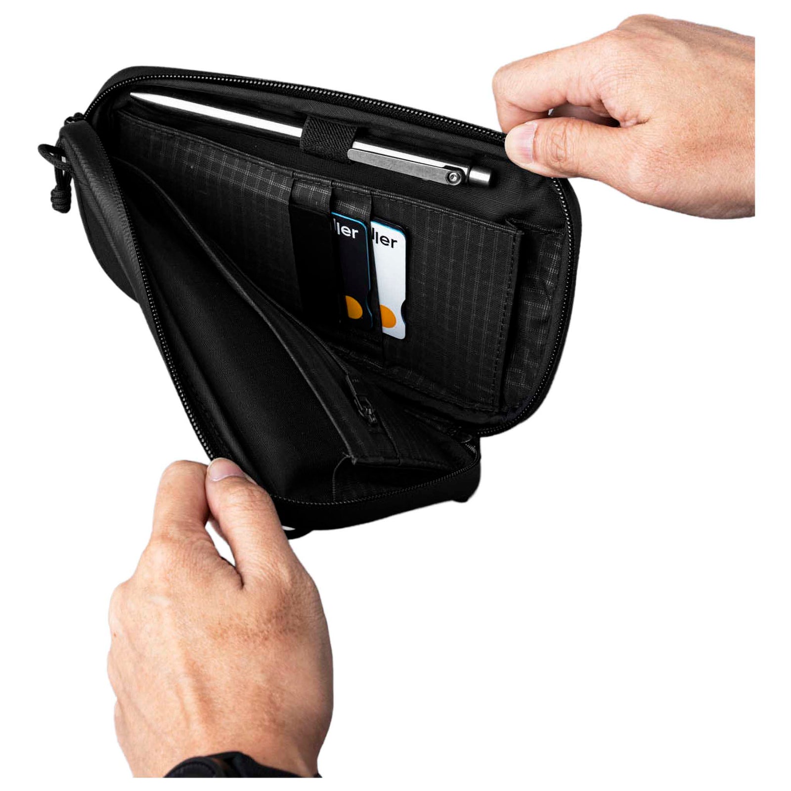 Bravo Passport Pouch Alpaka AD010990118 Wallets One Size / Black Axoflux 210D