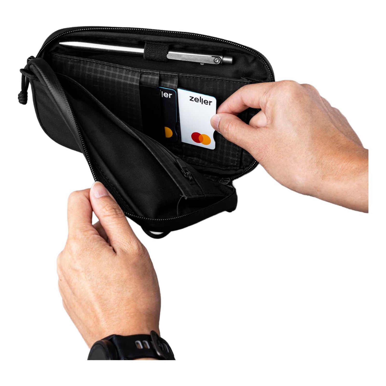 Bravo Passport Pouch Alpaka AD010990118 Wallets One Size / Black Axoflux 210D
