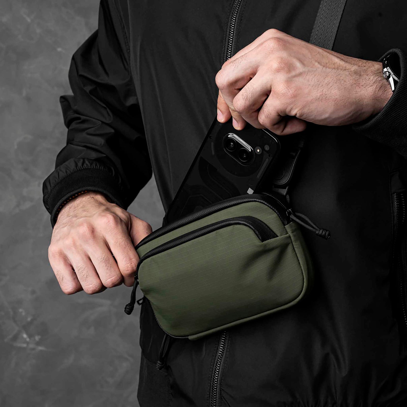 Bravo Passport Pouch Alpaka AD010990518 Wallets One Size / Green Axoflux 210D