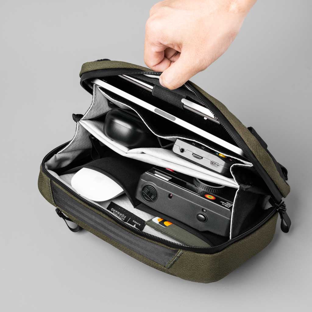 Elements Tech Case Max Alpaka AD010330517 Cases 2.8L / Army Green | Axoflux 600D