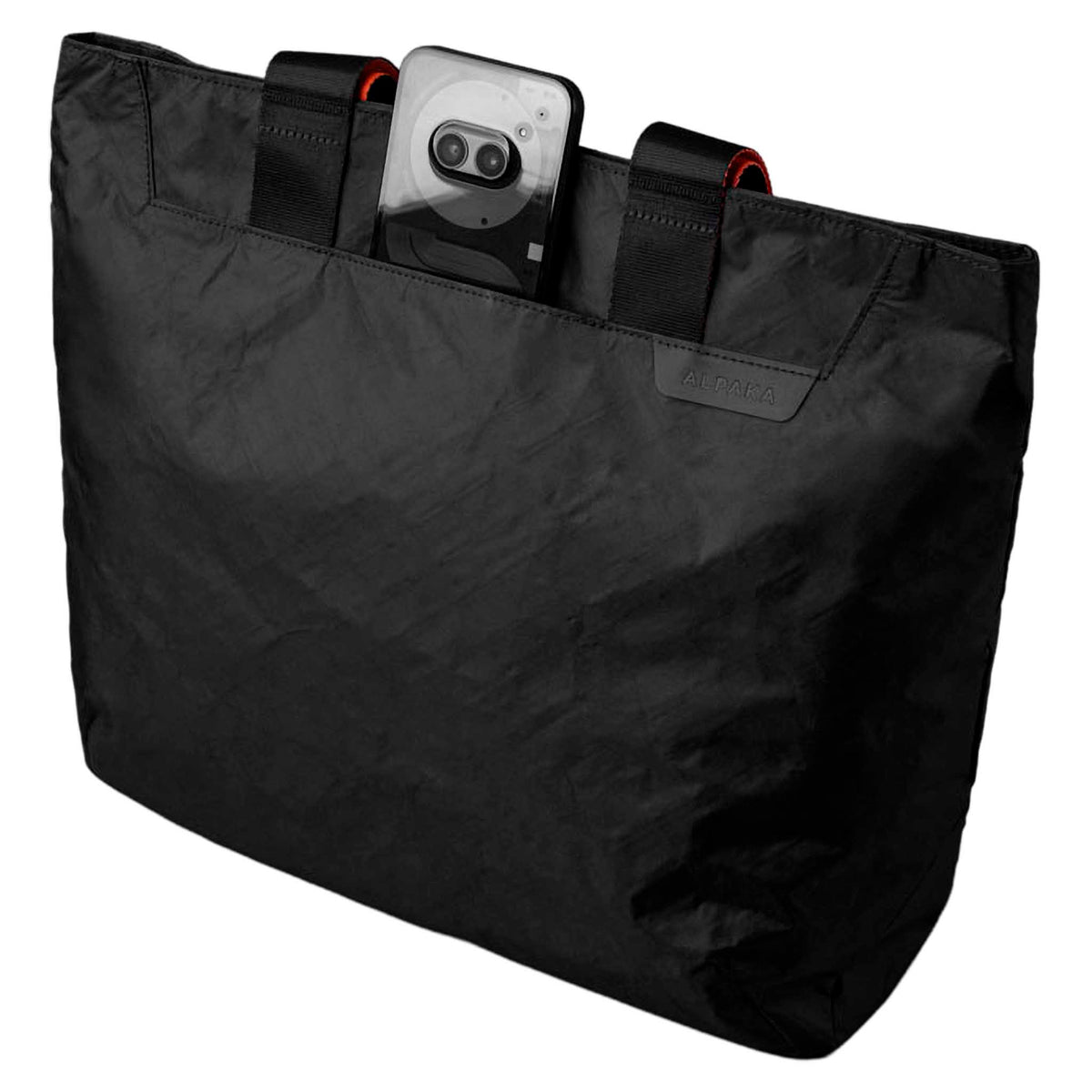 Elements Tote (M) Alpaka AA000370127 Tote Bags 14.5L / Black Knight/Orange | EPLX200