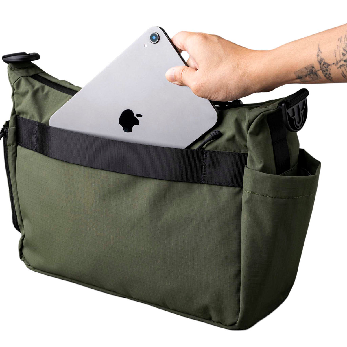 Flight Satchel Alpaka AD010860518 Satchels One Size / Green Axoflux 210D