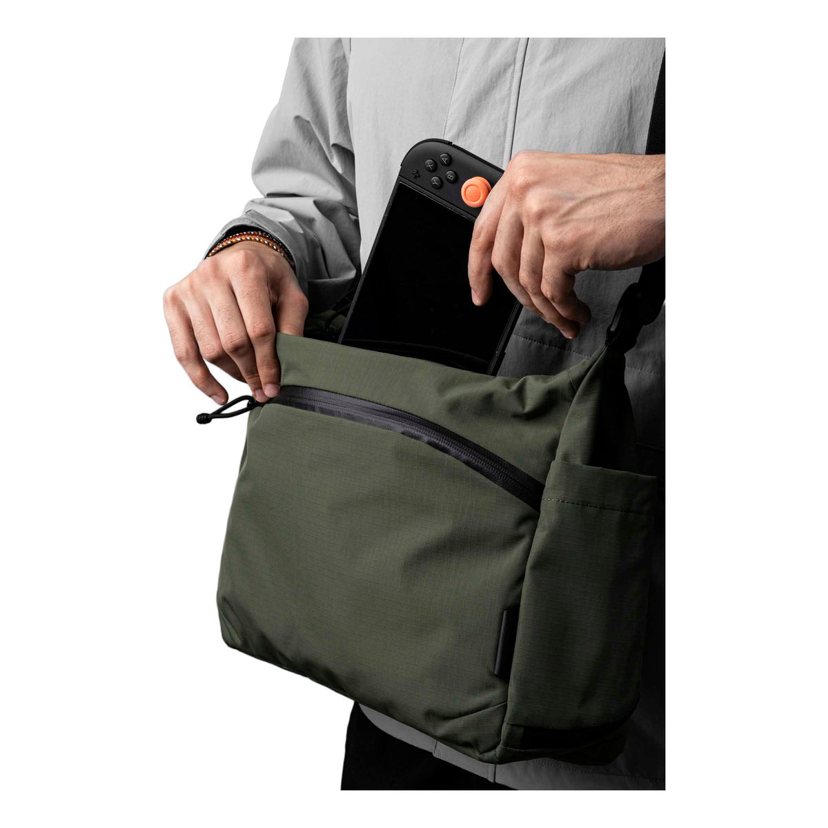 Flight Satchel Alpaka AD010860518 Satchels One Size / Green Axoflux 210D