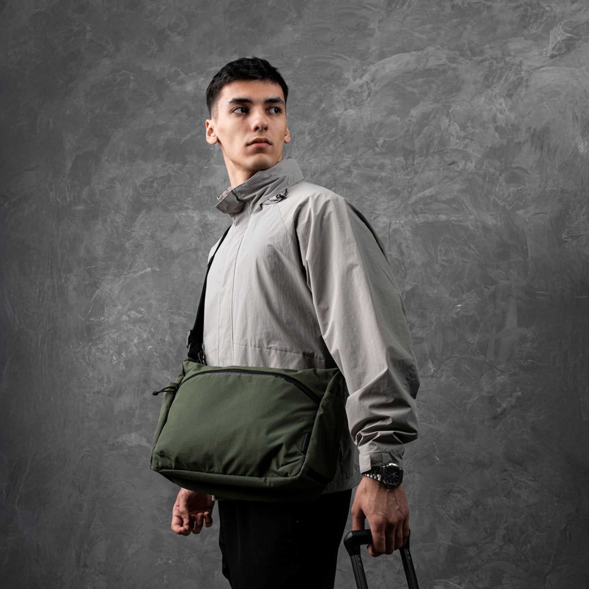 Flight Satchel Alpaka AD010860518 Satchels One Size / Green Axoflux 210D