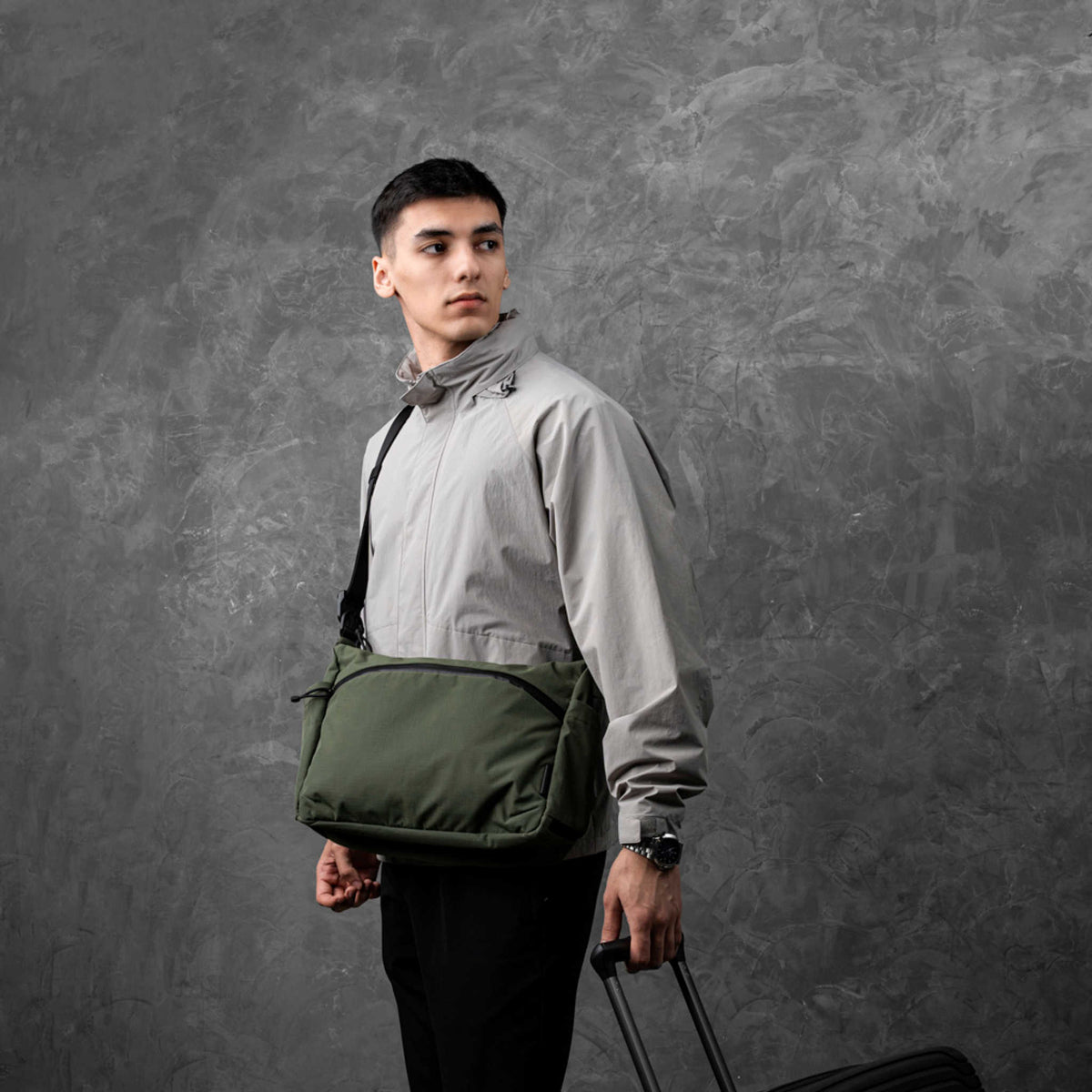 Flight Satchel Alpaka AD010860518 Satchels One Size / Green Axoflux 210D