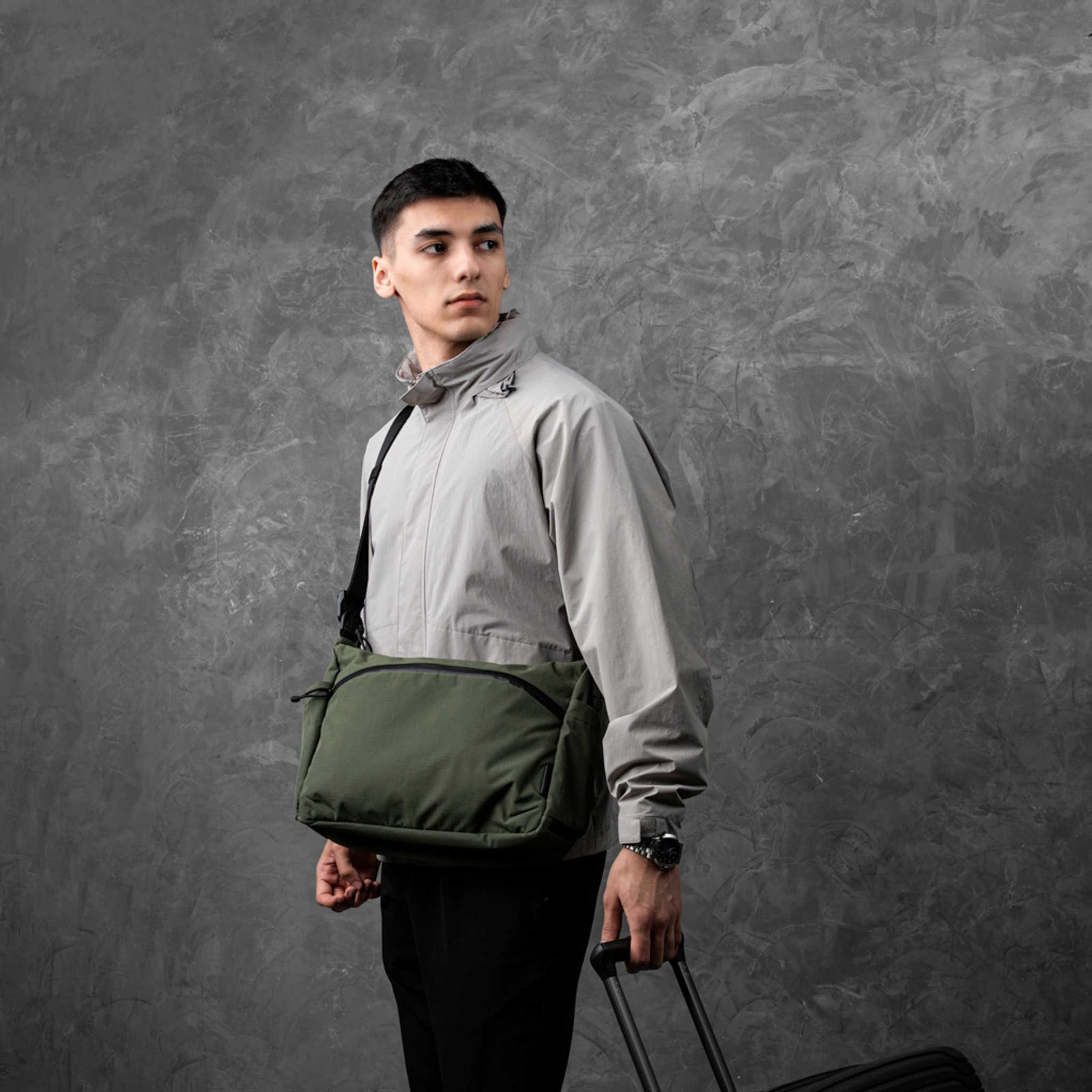 Flight Satchel Alpaka AD010860518 Satchels One Size / Green Axoflux 210D