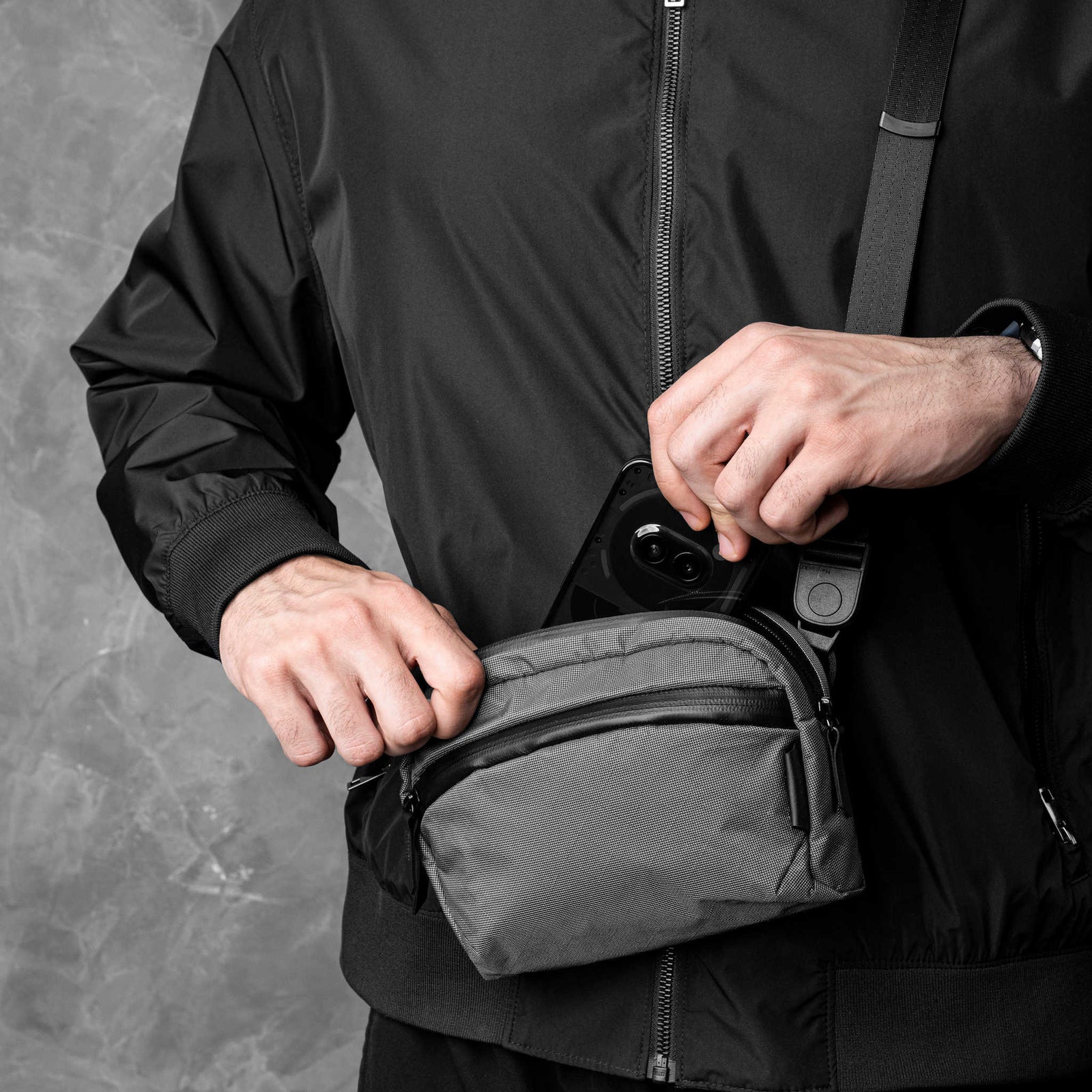 Flight Sling 1L Alpaka AA010530230 Sling Bags 1L / Grey Ultradyne 100D