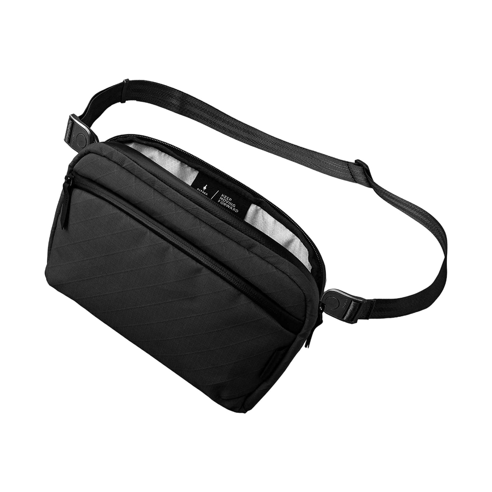Flight Sling 2L Alpaka AA010460126 Sling Bags 2L / Black | Axogrid 210D
