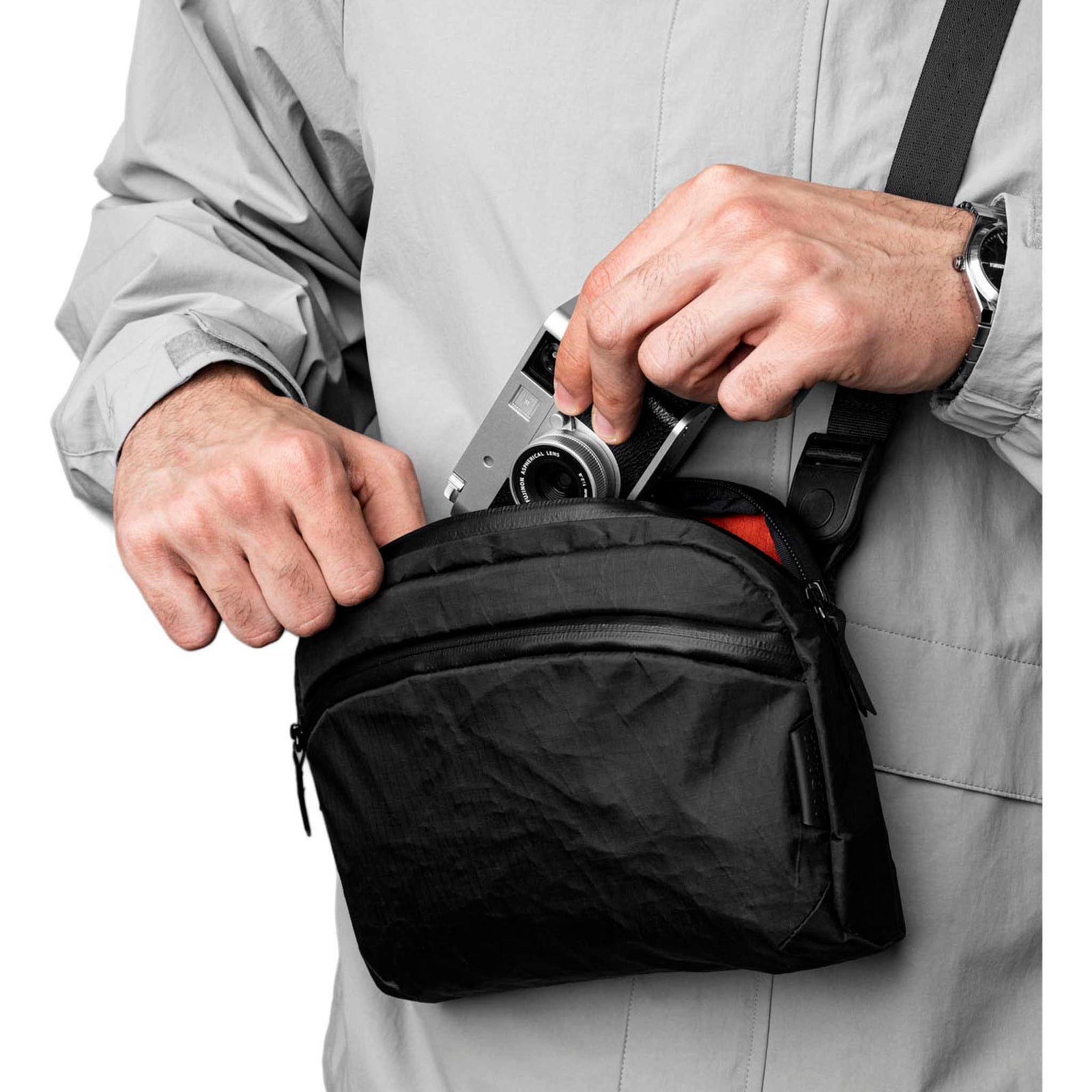 Flight Sling 2L Alpaka AA010460128 Sling Bags 2L / Black | X-Pac VX07 Ripstop