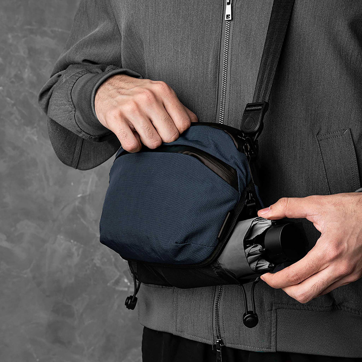 Flight Sling Pro Alpaka AA010870624 Sling Bags 2.5L / Moonlight Blue Axoflux 400D Ripstop Nylon
