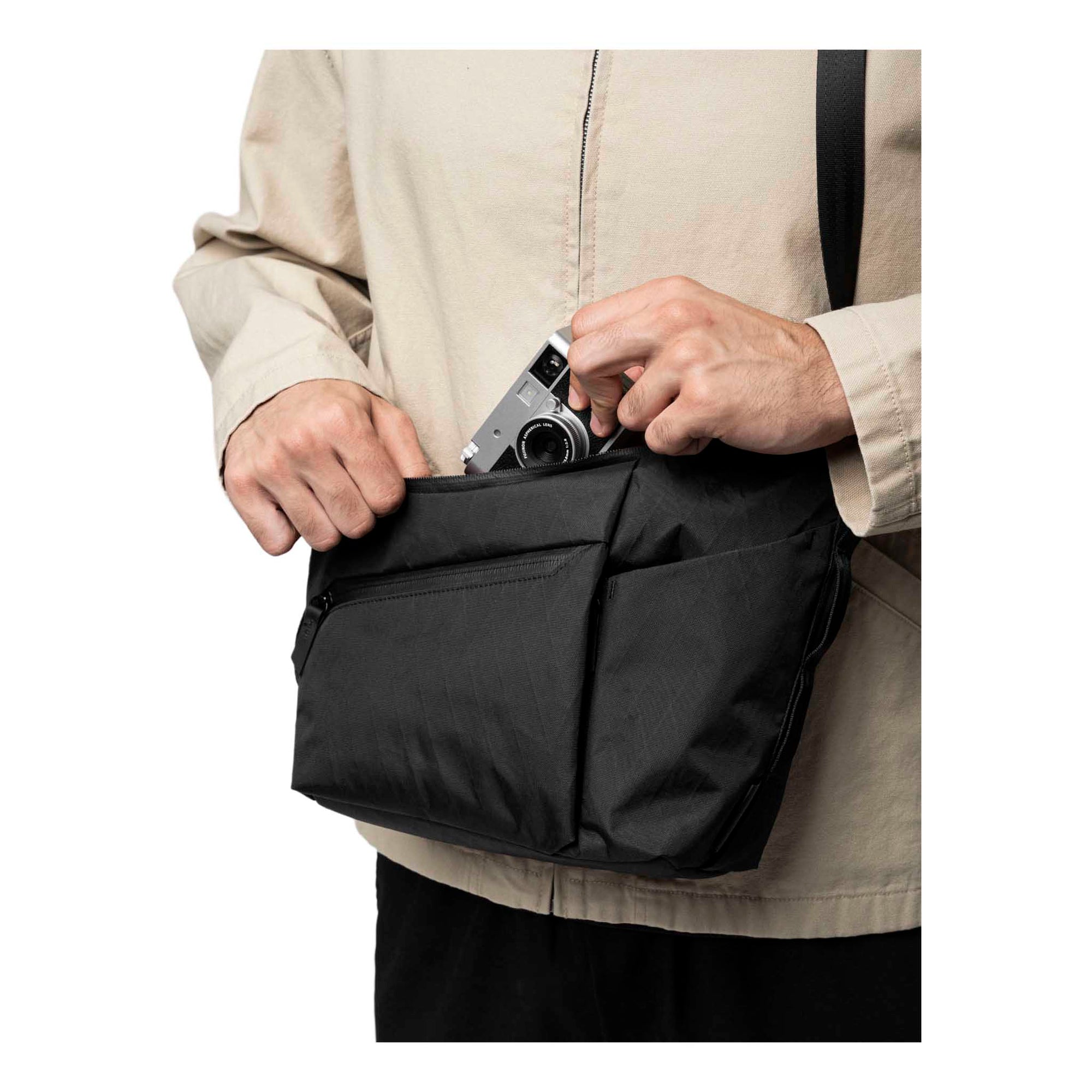 Alpaka | Flow Satchel | Crossbody Satchel | Black X-Pac X42