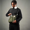 Flow Satchel Alpaka AD010700518 Satchels 4L / Green | Axoflux 210D