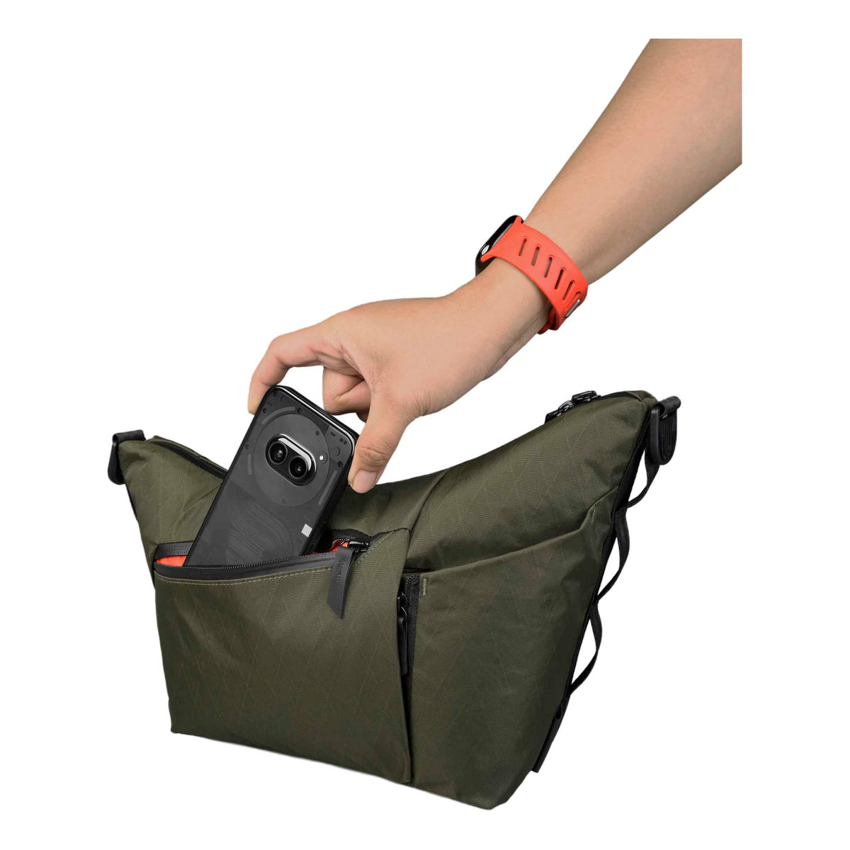 Flow Satchel Alpaka AD010700507 Satchels 4L / Olive Green X-Pac X42