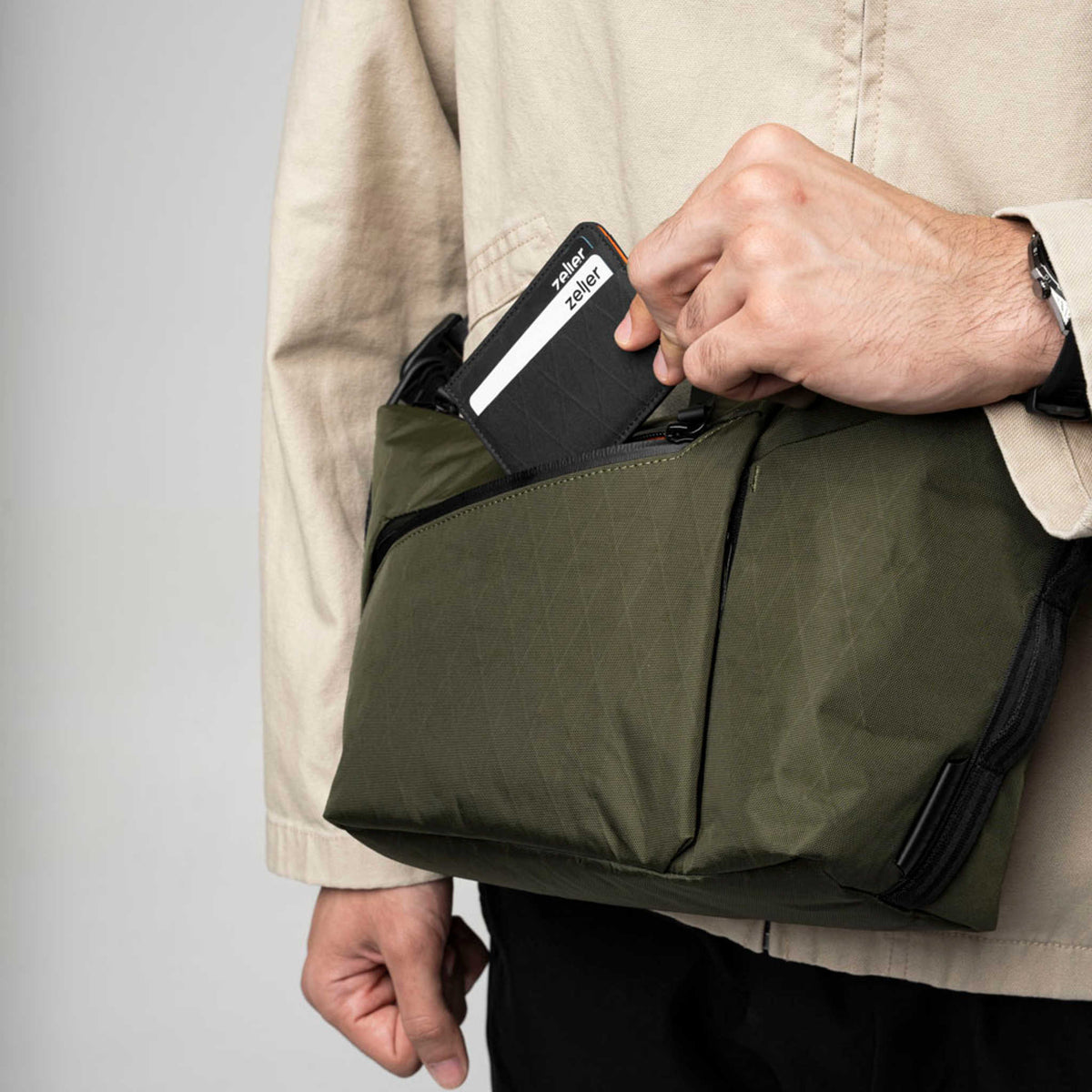 Flow Satchel Alpaka AD010700507 Satchels 4L / Olive Green X-Pac X42