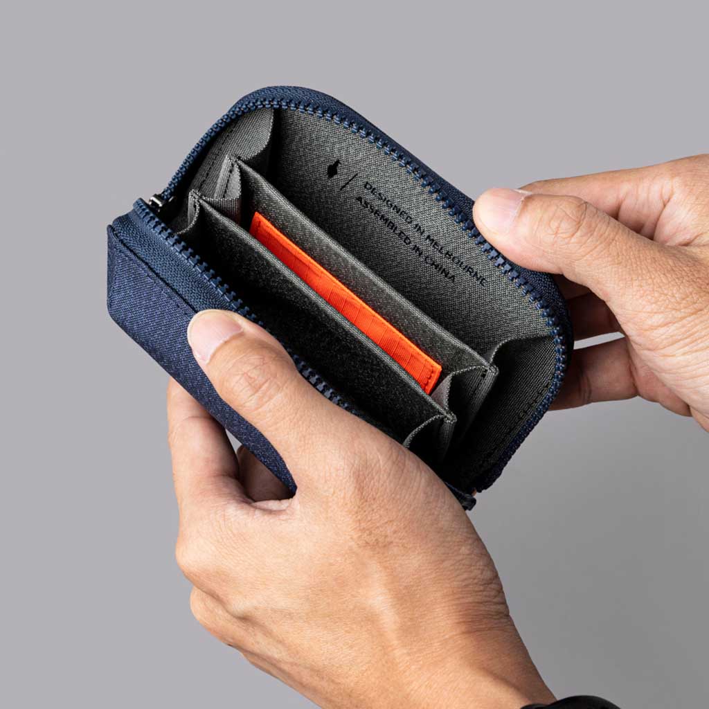 HUB Zip Pocket Alpaka AD010660621 Pouches One Size / Blue | Axoflux 300D