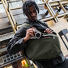Metro BackpacK Alpaka AA010470526 Backpacks 12L / Army Green Axogrid 210D