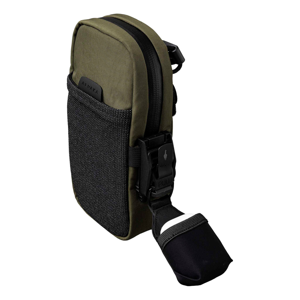 Modular Shoulder Pocket Max Alpaka AD010930531 Phone Pockets Max / Green | Axoflux 400D Washed Nylon