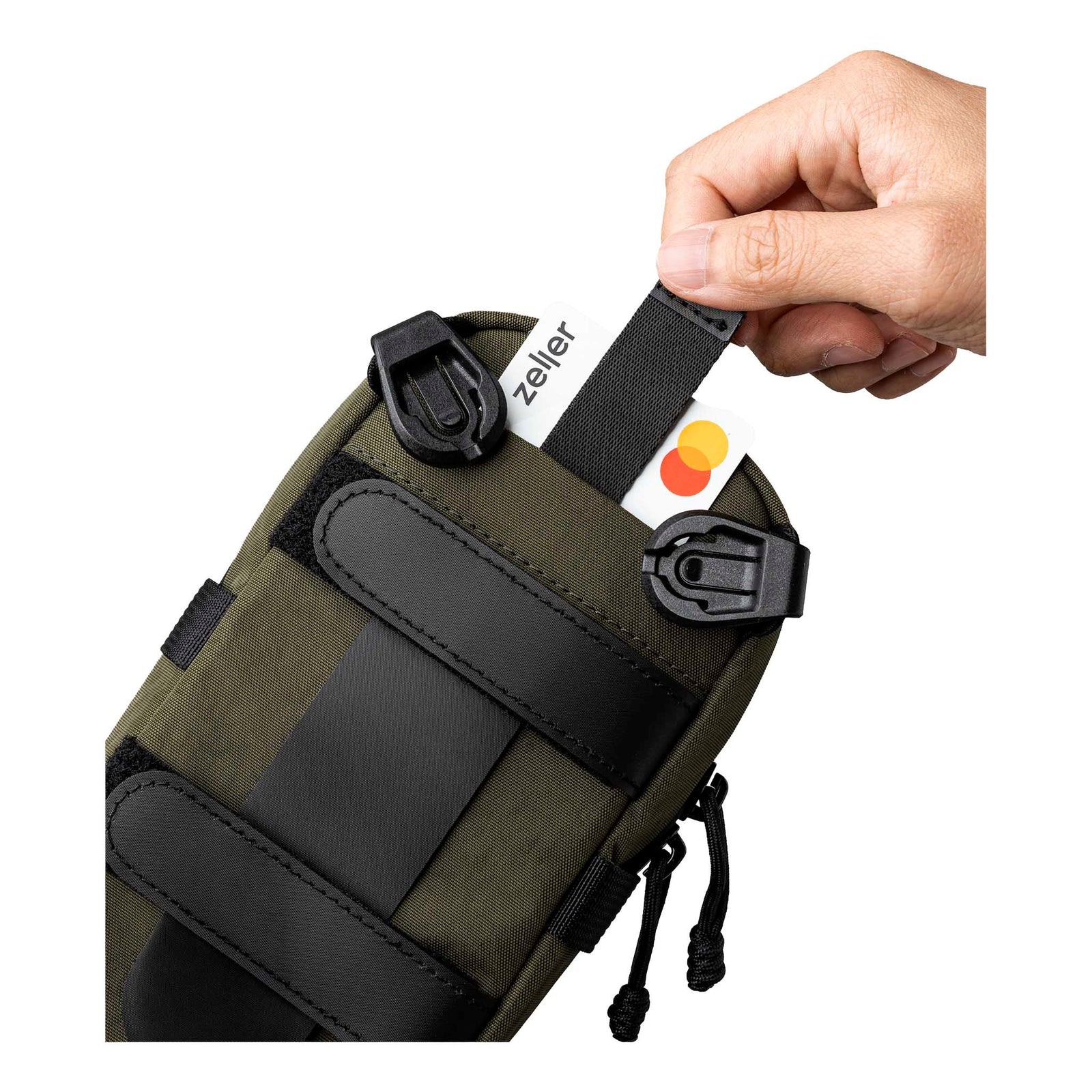 Modular Shoulder Pocket Max Alpaka AD010930531 Phone Pockets Max / Green | Axoflux 400D Washed Nylon