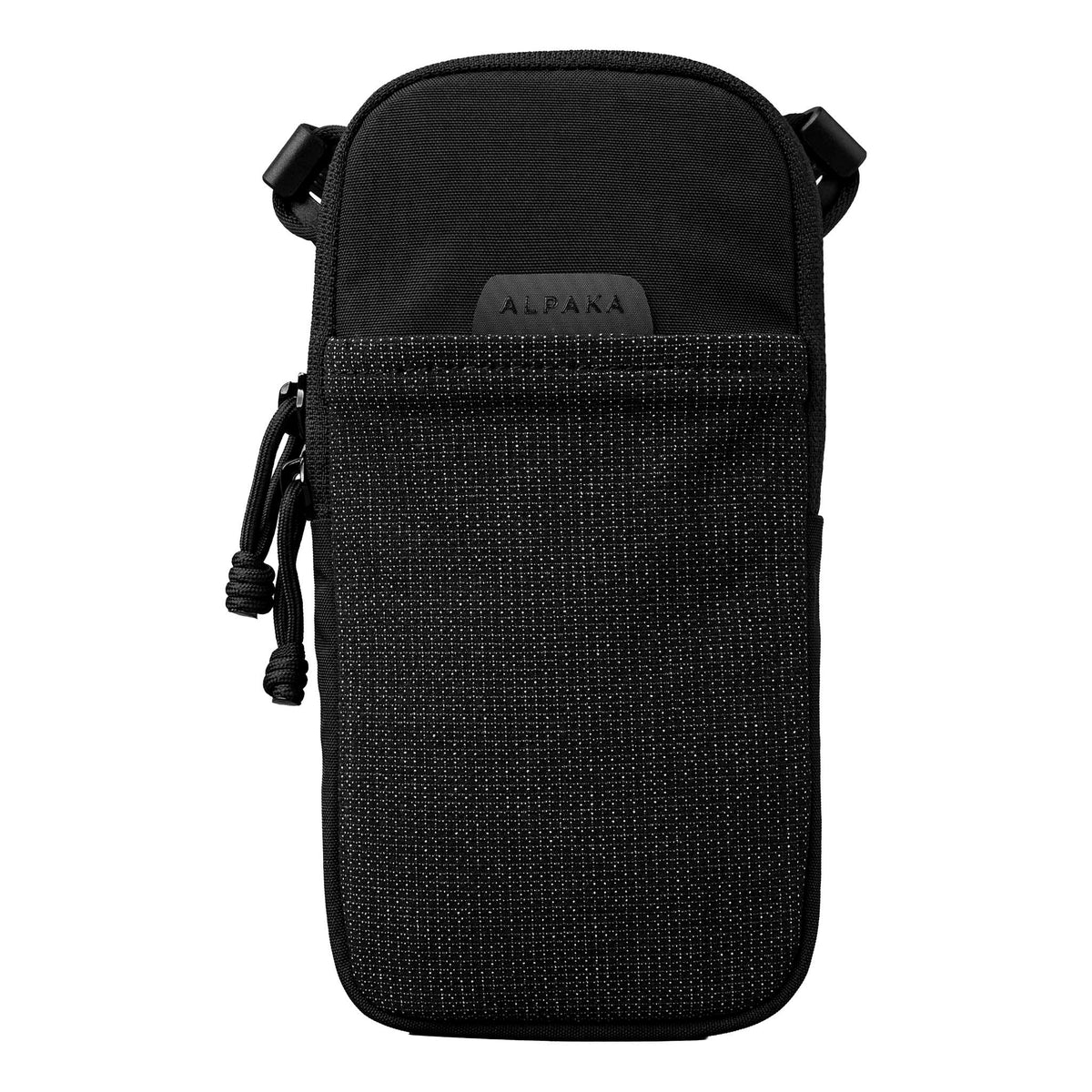 Modular Shoulder Pocket Slim Alpaka AD010920131 Phone Pockets Slim / Black | Axoflux 400D Washed Nylon