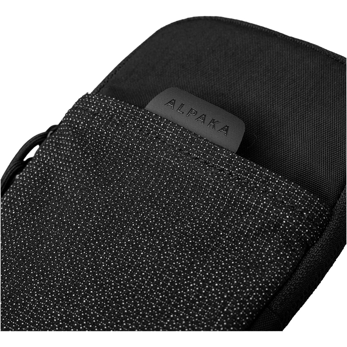 Modular Shoulder Pocket Slim Alpaka AD010920131 Phone Pockets Slim / Black | Axoflux 400D Washed Nylon