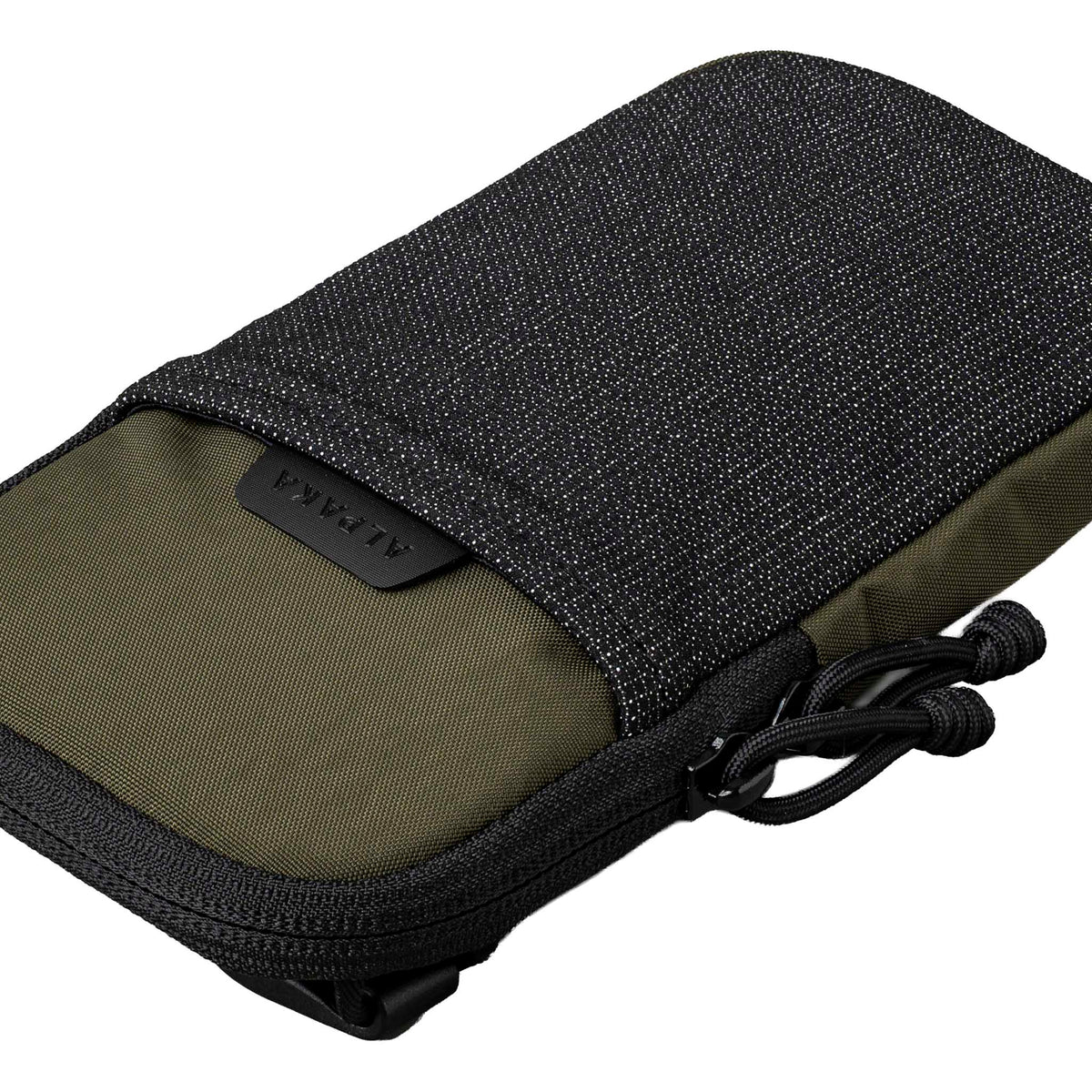 Modular Shoulder Pocket Slim Alpaka AD010920531 Phone Pockets Slim / Green | Axoflux 400D Washed Nylon