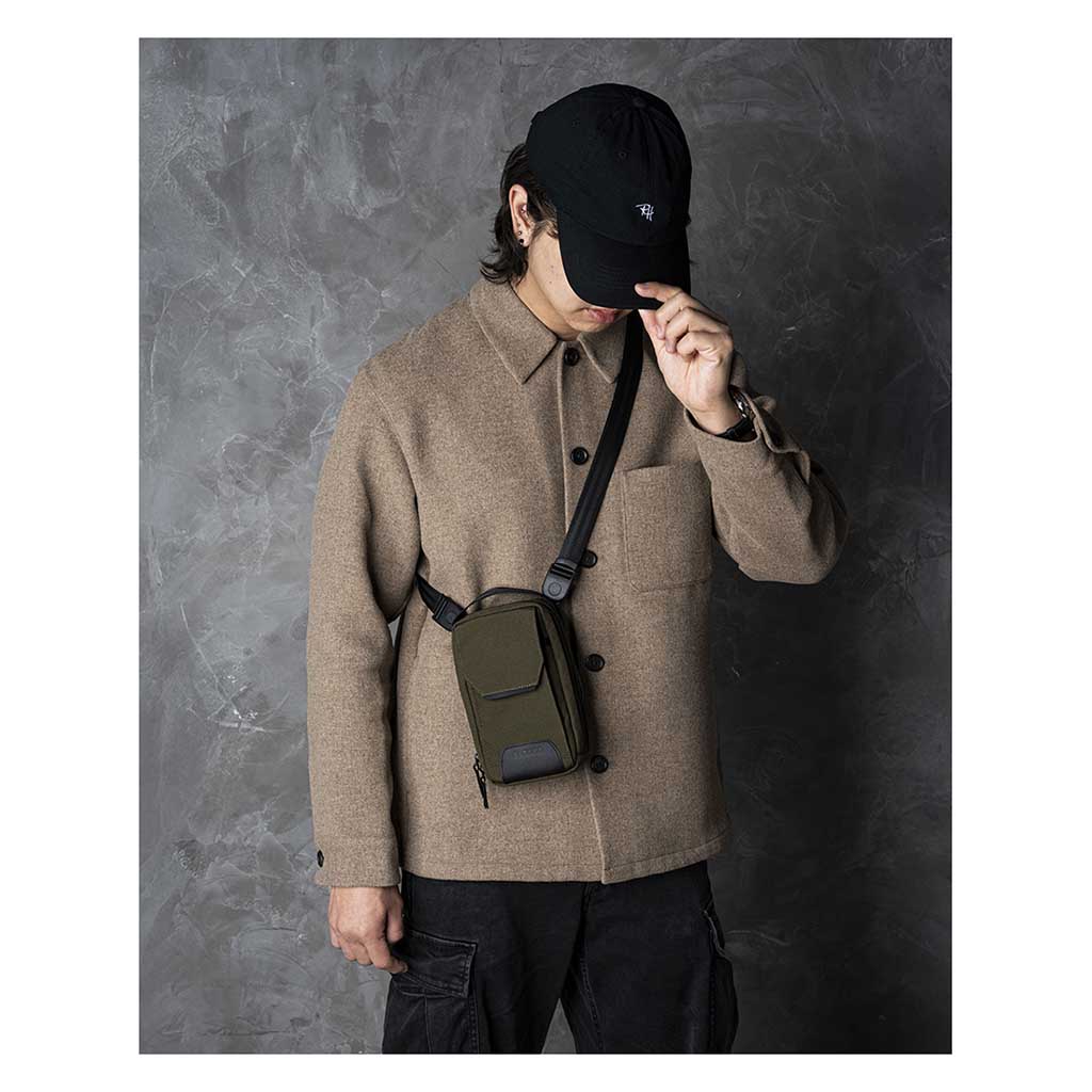 Modular Sling V2 Alpaka AD010740522 Sling Bags One Size / Army Green | Axogrid 300D