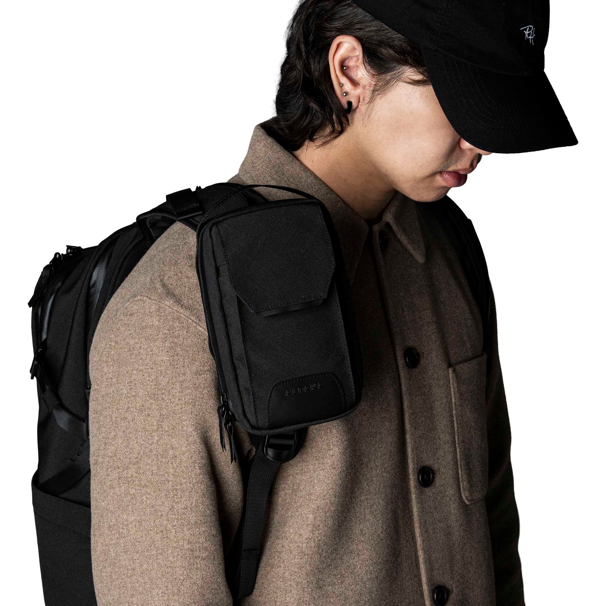 Alpaka | Modular Sling V2 | Sling Bag | Black | Axogrid 300D