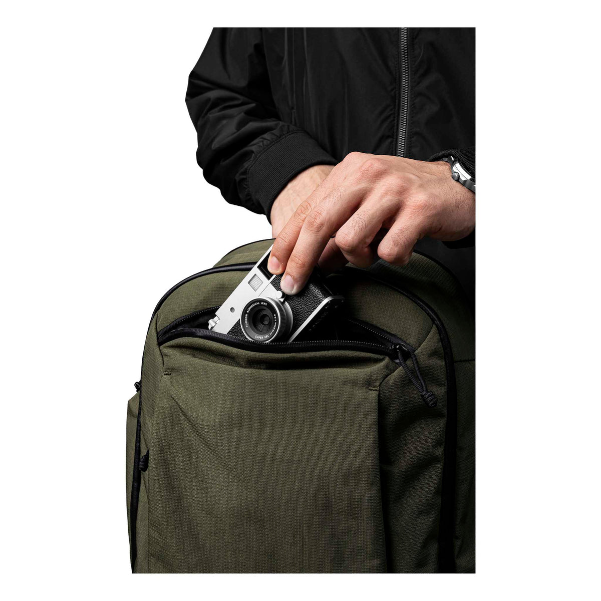 Traverse Backpack 30L Alpaka AA010860524 Backpacks 30L / Green | Axoflux 400D