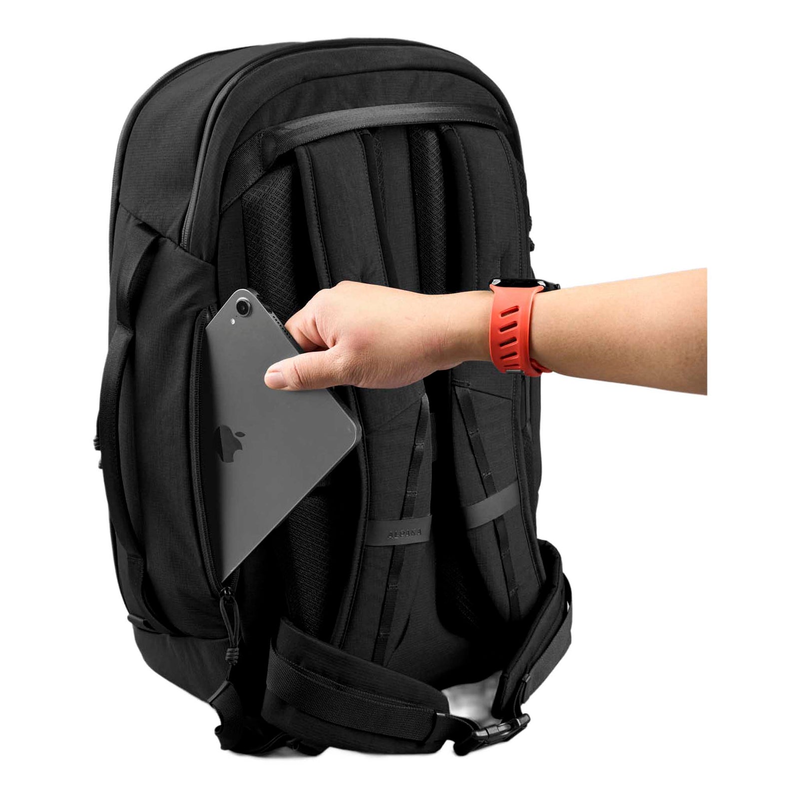 Traverse Backpack 38L Alpaka AA010900124 Backpacks 38L / Black Axoflux 400D Ripstop Nylon