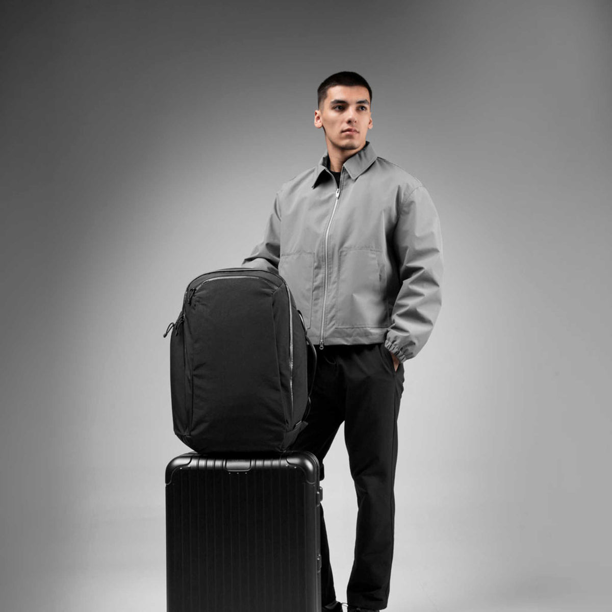 Traverse Backpack 38L Alpaka AA010900124 Backpacks 38L / Black Axoflux 400D Ripstop Nylon