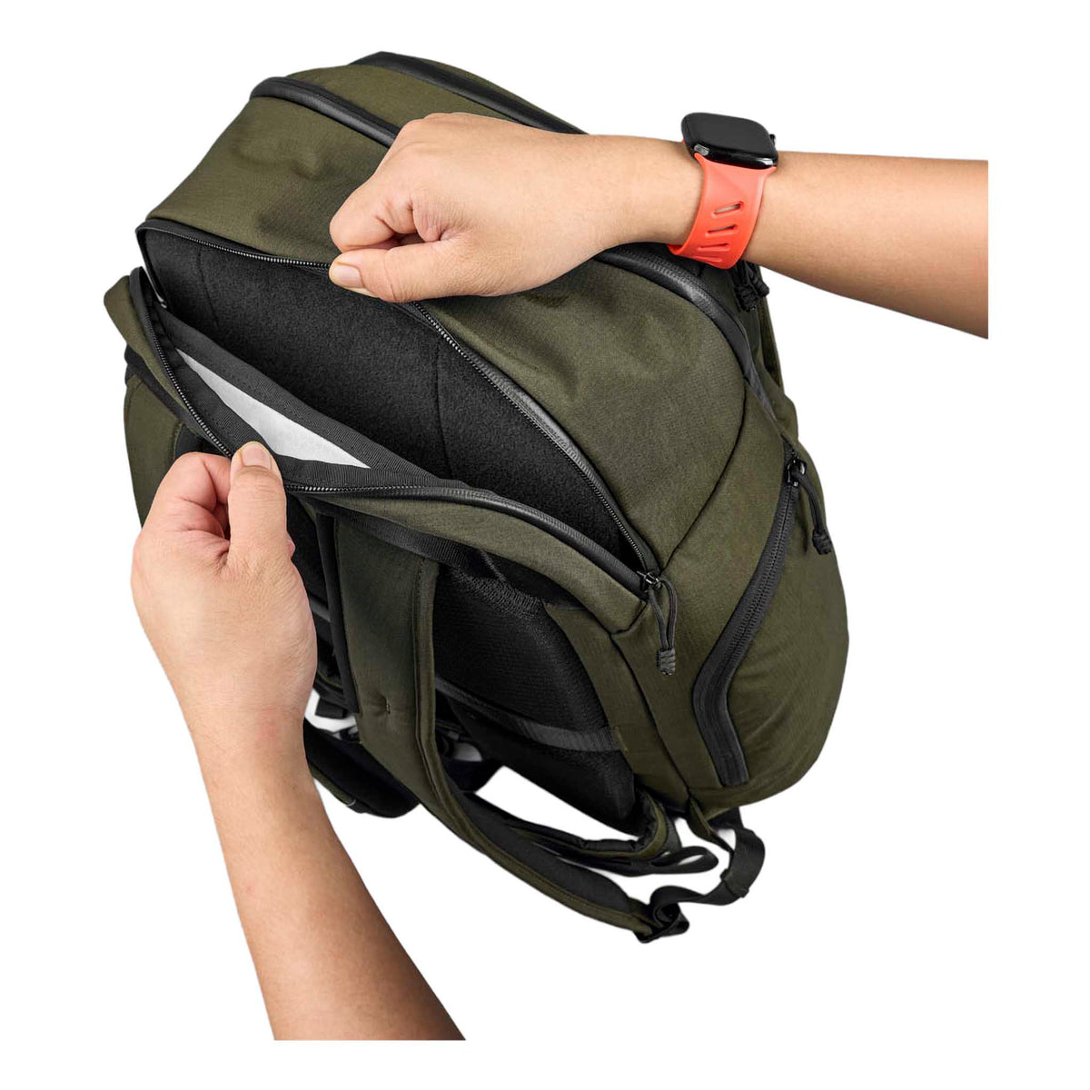 Traverse Backpack 38L Alpaka AA010900524 Backpacks 38L / Green Axoflux 400D Ripstop Nylon