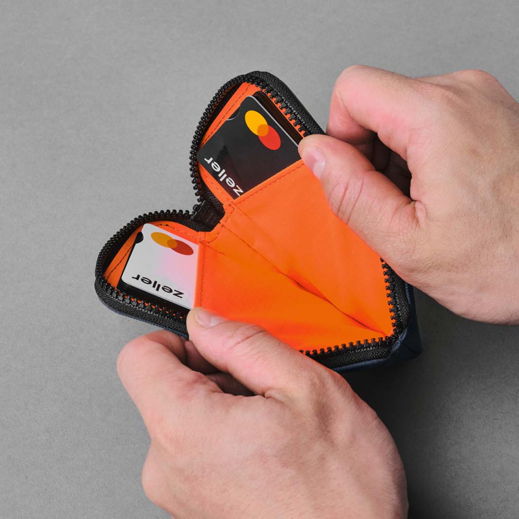 Zip Card Pouch Alpaka AD010570618 Pouches One Size / Blue | Axoflux 210D