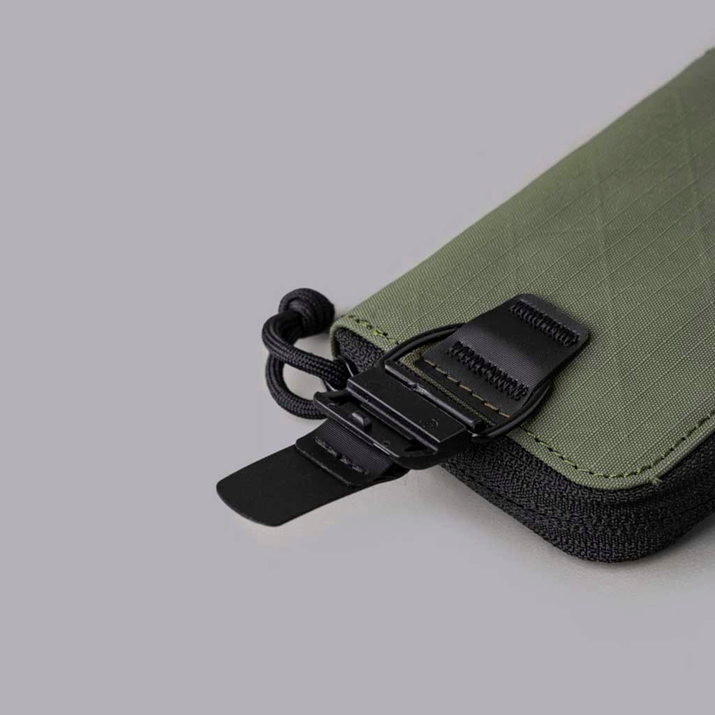 Zip Coin Wallet Alpaka AD010800526 Wallets One Size / Green | Axogrid 210D