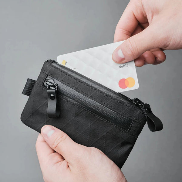 Alpaka | Zip Pouch | Money Pouch | Black | X-Pac VX21 | WildBounds UK