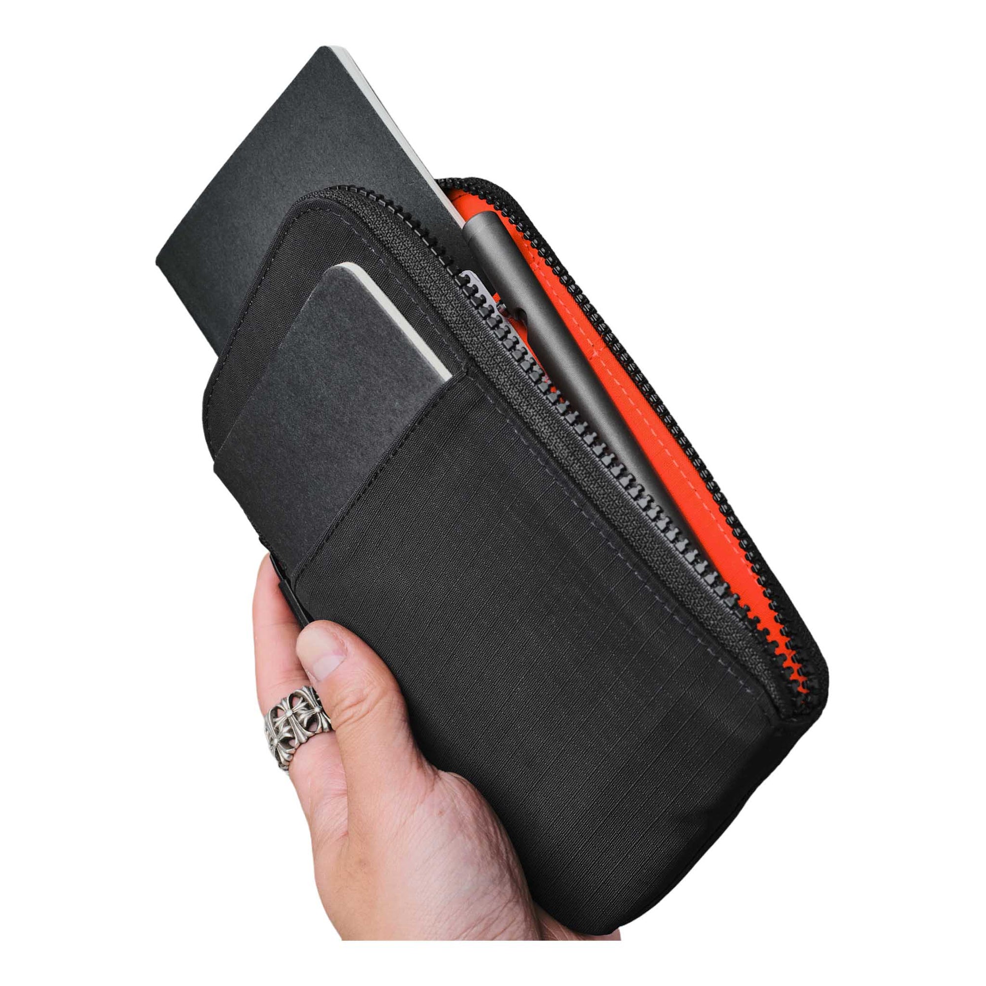 Alpaka | Zip Travel Wallet | Zip Travel Document Wallet | Black