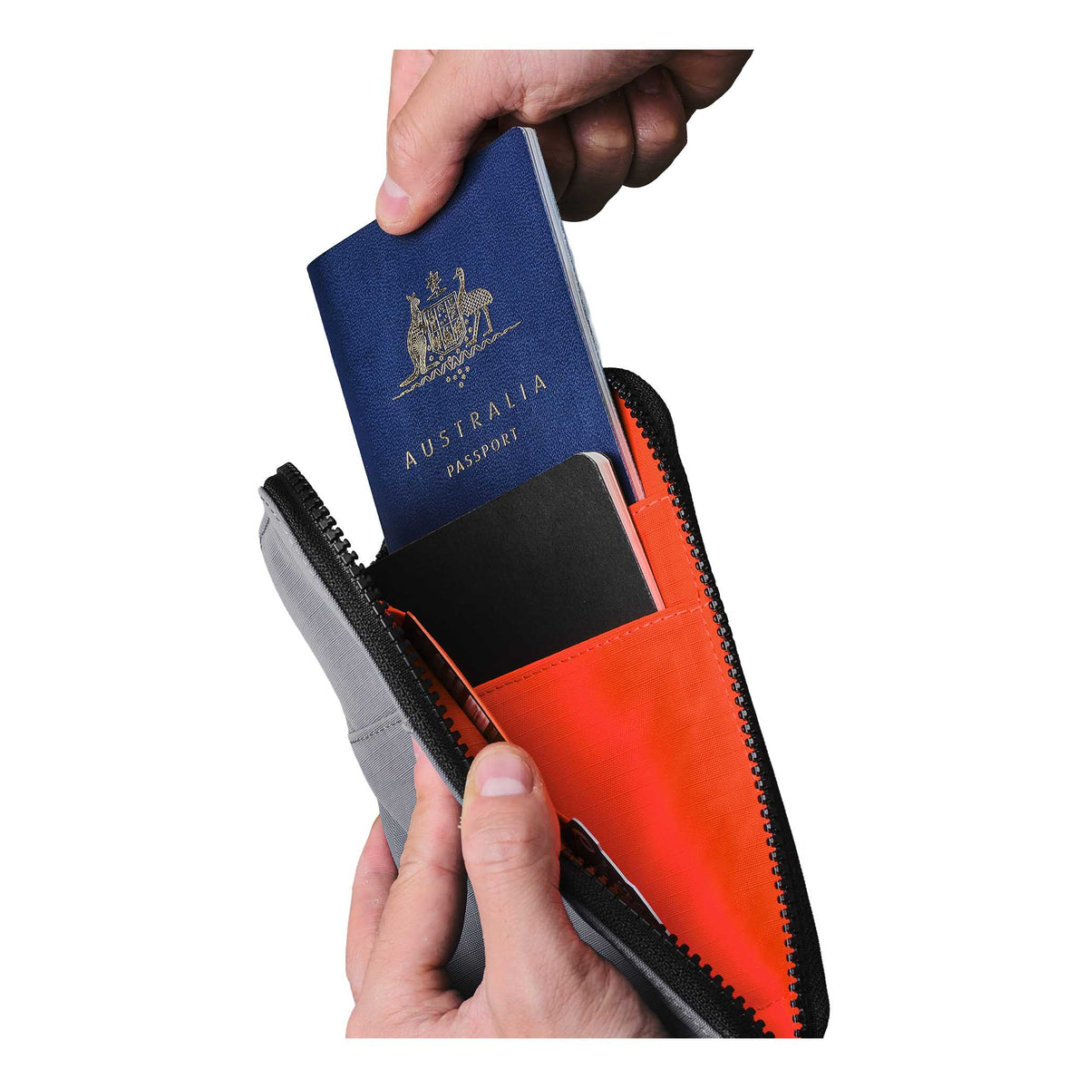 Zip Travel Wallet Alpaka AD010590218 Wallets One Size / Grey | Axoflux 210D