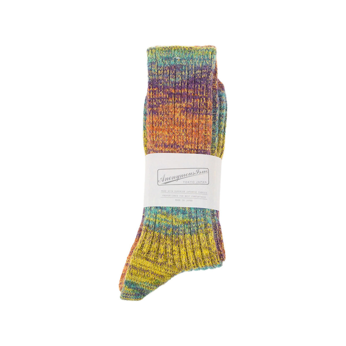 Splash Pattern Crew Anonymous Ism Unisex Socks