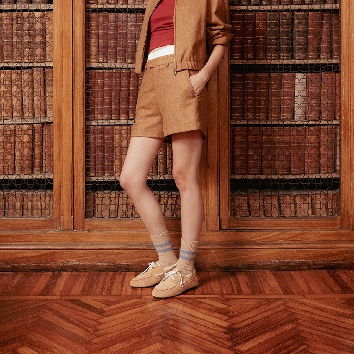 Kola Short Socks | Women's ANT45 ANTM0014-B41_BROWN Women's Socks UK 3-7 / Brown