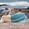 Blue Noon Wool Blanket Atlantic Blankets Blankets