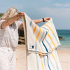 Recycled Cotton Blanket Atlantic Blankets SK-OS-ST Blankets One Size / Seakind x Atlantic Blankets Striped