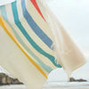 Seaside Stripe Wool Blanket Atlantic Blankets Blankets